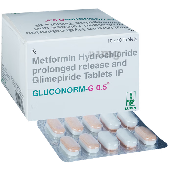 GlUcOnorm-G 0.5mg/500mg Tablet PR