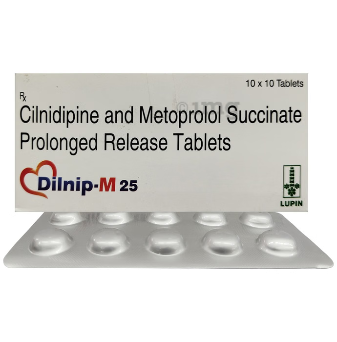 Dilnip M 10mg/25mg Tablet PR