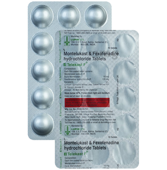 Telekast F 10mg/120mg Tablet