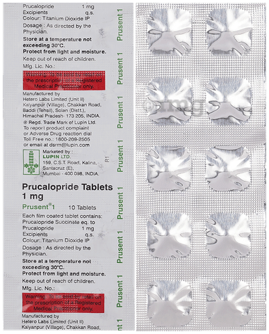 Prusent 1mg Tablet