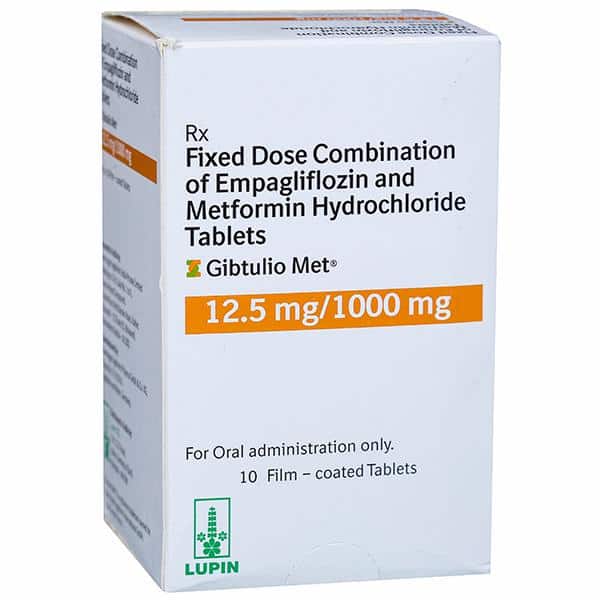 Gibtulio Met 12.5mg/1000mg Tablet