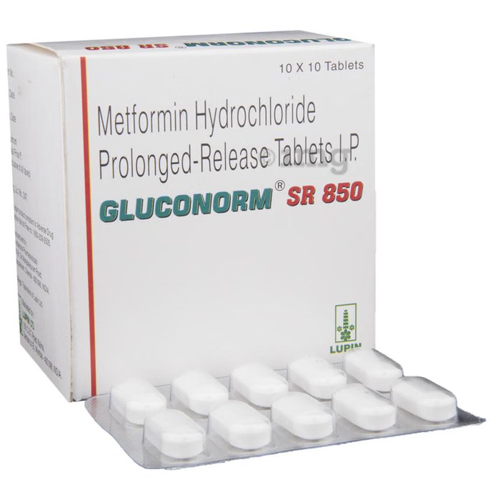 GlUCOnorm SR 850 Tablet